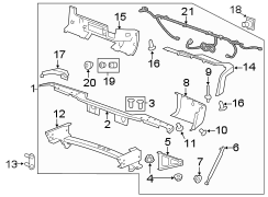 REAR BUMPER. BUMPER & COMPONENTS.