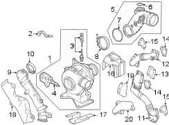 TURBOCHARGER & COMPONENTS.