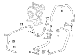 TURBOCHARGER & COMPONENTS.