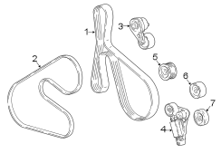 Image of Accessory Drive Belt Idler Pulley image for your 2012 Buick Regal   