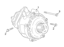 Bolt. Bracket. Mount. Alternator. A/C Compressor Bolt.