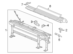 PICK UP BOX. EXTERIOR TRIM.