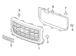 GRILLE & COMPONENTS.