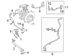 TURBOCHARGER & COMPONENTS.