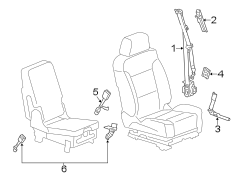 RESTRAINT SYSTEMS. FRONT SEAT BELTS.