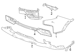 Bumper Cover Brace (Front, Lower)