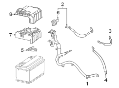 Image of Battery Cable image for your 2009 Chevrolet Silverado   