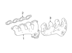 EXHAUST SYSTEM. MANIFOLD.