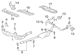 Image of Exhaust Muffler image for your 2018 Chevrolet Camaro  SS Convertible 