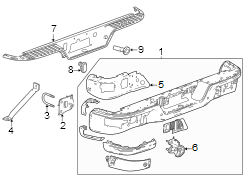 Bumper Step Pad (Rear, Upper)