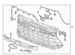 Image of GRILLE. image for your Chevrolet Silverado  