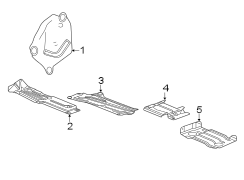 Exhaust system. Heat shields.