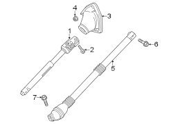 Steering column. Lower components.