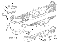 Bumper bracket. 