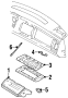 INSTRUMENT PANEL. GLOVE BOX.