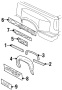 Image of Body Trim Molding image for your 2007 Chevrolet Tahoe    