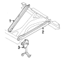 SPARE TIRE CARRIER. CARRIER & COMPONENTS.