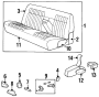 SEATS & TRACKS. REAR SEAT COMPONENTS.