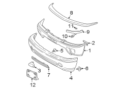 FRONT BUMPER. BUMPER & COMPONENTS.