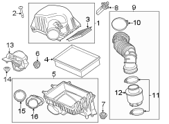 ENGINE / TRANSAXLE. AIR INTAKE.