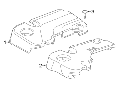 Engine / transaxle. Engine appearance cover.