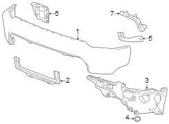 Bumper Face Bar Brace (Front, Rear)