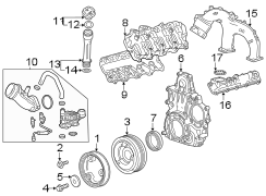 Engine parts.