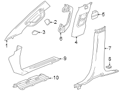 Image of Interior Grab Bar image for your Cadillac