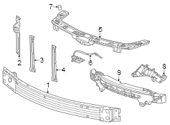 Bumper Impact Bar Brace (Front)