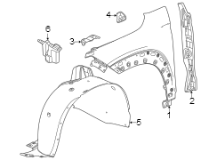 Fender Insulator (Rear, Upper)