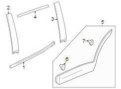 Door Molding (Rear, Lower)