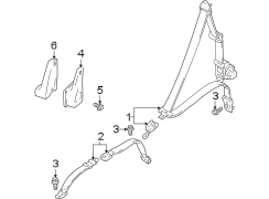 RESTRAINT SYSTEMS. REAR SEAT BELTS.