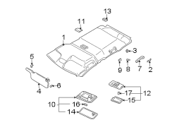 ROOF. INTERIOR TRIM.