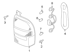 REAR LAMPS. COMBINATION LAMPS.