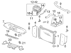 RADIATOR & COMPONENTS.