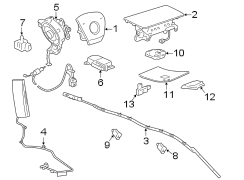 RESTRAINT SYSTEMS. AIR BAG COMPONENTS.