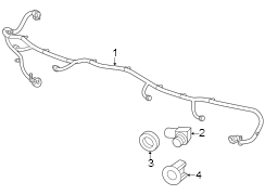 Parking Aid System Wiring Harness