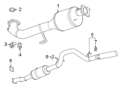 Image of Exhaust Muffler image for your 1992 Chevrolet K3500  Scottsdale Extended Cab Pickup Fleetside 6.5L V8 DIESEL A/T 