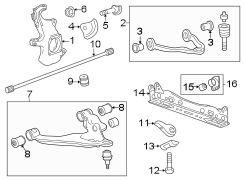 Image of Suspension Control Arm (Front, Upper, Lower) image for your 2015 GMC Sierra 2500 HD 6.0L Vortec V8 CNG A/T RWD SLT Extended Cab Pickup Fleetside 