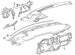 Image of Dashboard Panel image for your 1984 Chevrolet Celebrity Base Coupe  