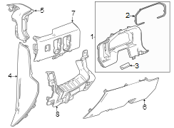 Instrument Panel Trim Panel (Upper, Lower)