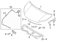 Hood Release Cable