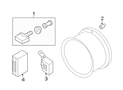 TIRE PRESSURE MONITOR COMPONENTS.