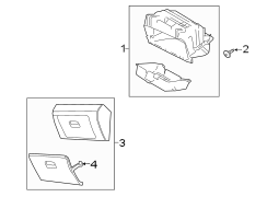 Image of Glove Box Door image for your 2024 GMC Savana 2500   