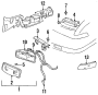 FRONT LAMPS. HEADLAMP COMPONENTS.