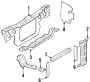 BAR ASSEMBLY - F/END TIE. Crossmember. (Front, Lower)