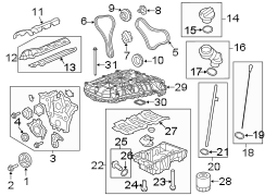 ENGINE / TRANSAXLE. ENGINE PARTS.