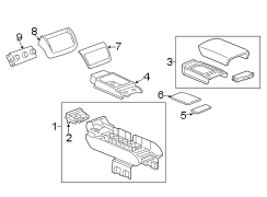 CONSOLE. ARMREST.