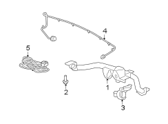 REAR BUMPER. TRAILER HITCH COMPONENTS.