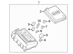 Image of Fuse and Relay Center image for your 2012 Chevrolet Traverse    